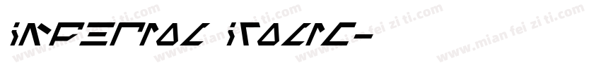 Imperial Italic字体转换